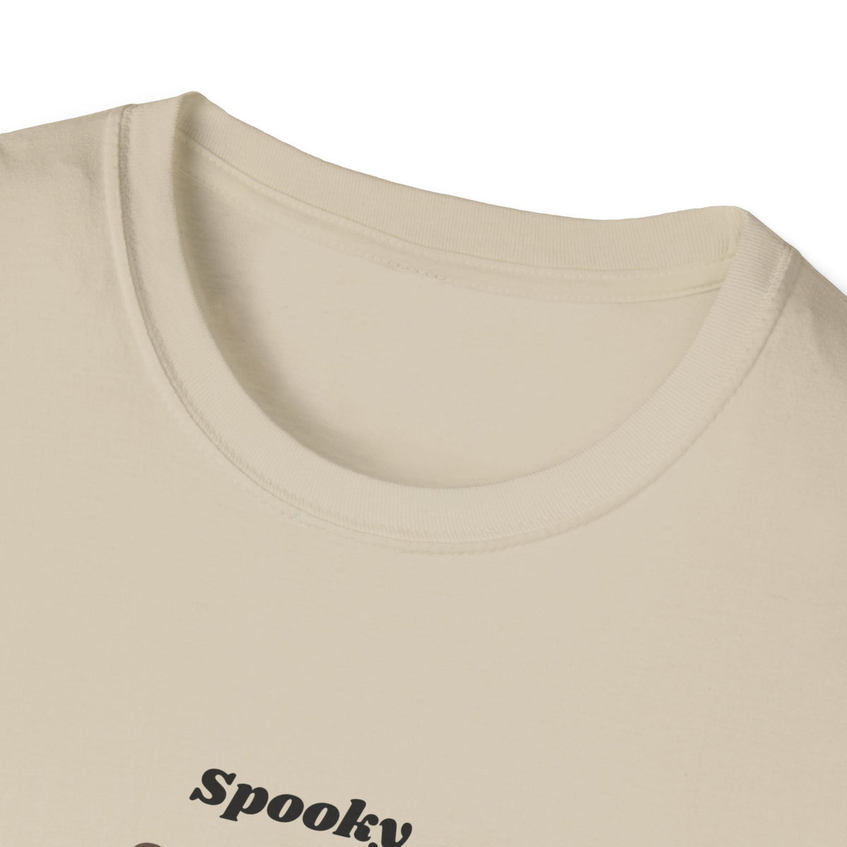 Spooky Season Ghost with Coffee T-Shirt | Halloween Ghost Latte Tee