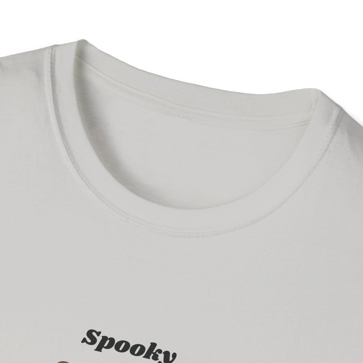 Spooky Season Ghost with Coffee T-Shirt | Halloween Ghost Latte Tee