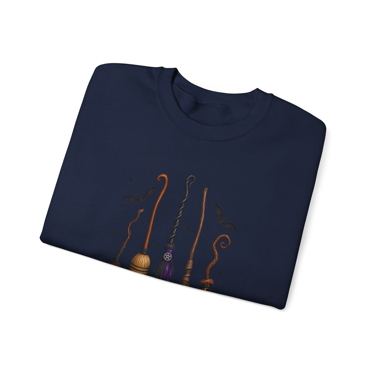 Witch Brooms Sweatshirt - "A Girl's Got to Have Options" Halloween Crewneck