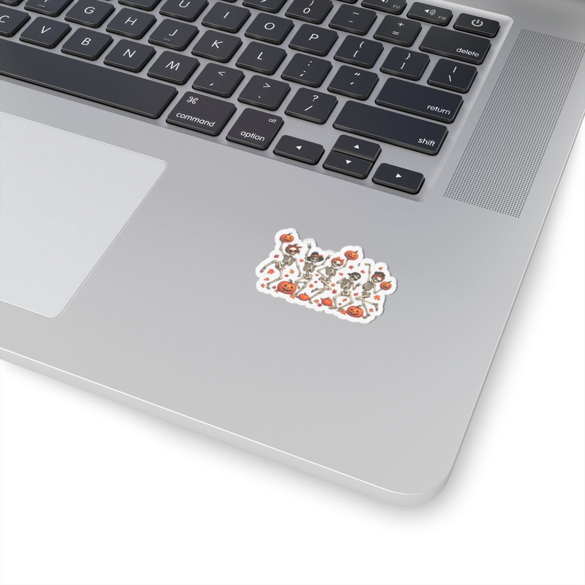 Dancing Skeletons Halloween Kiss-Cut Sticker