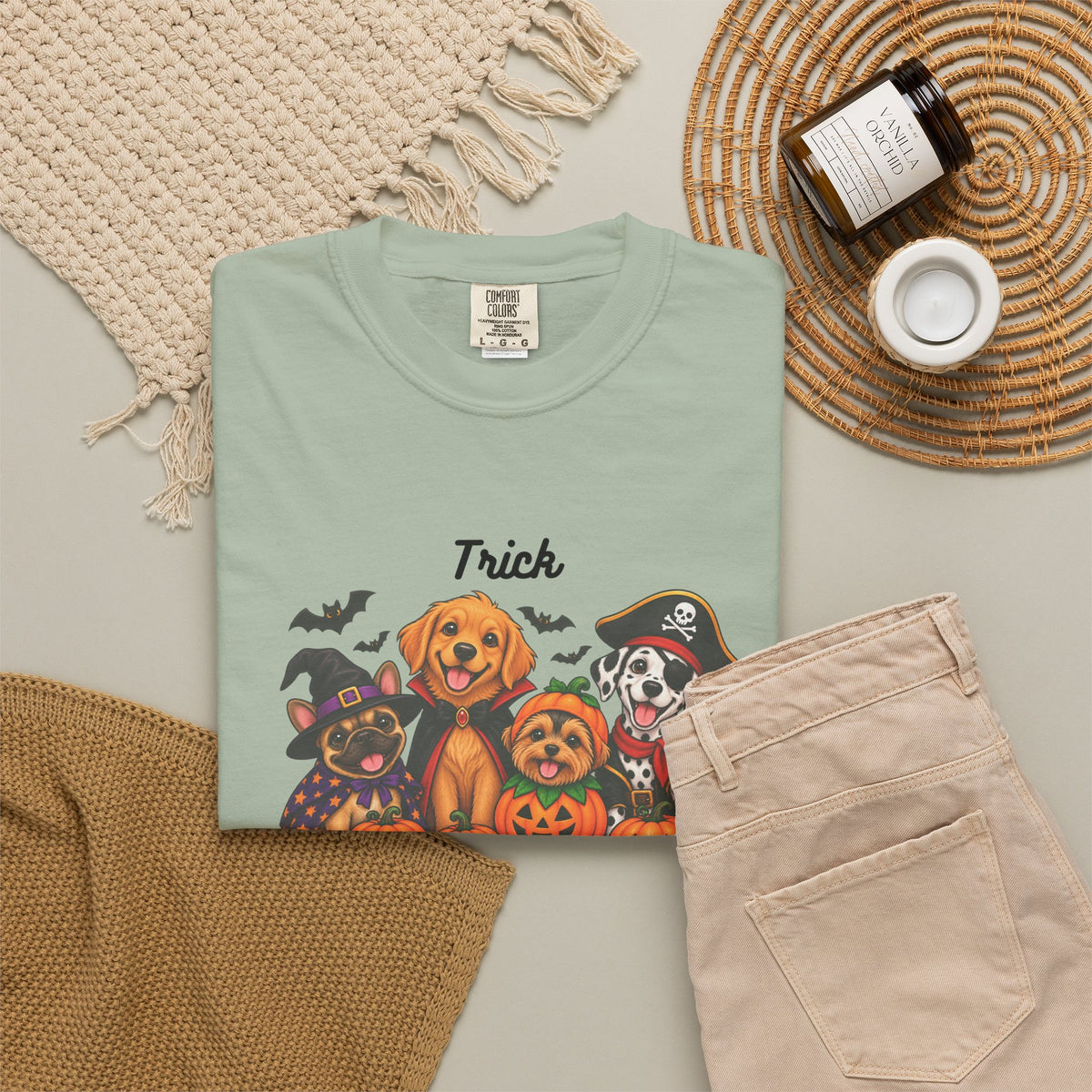 Halloween Dogs "Trick or Treat" T-Shirt