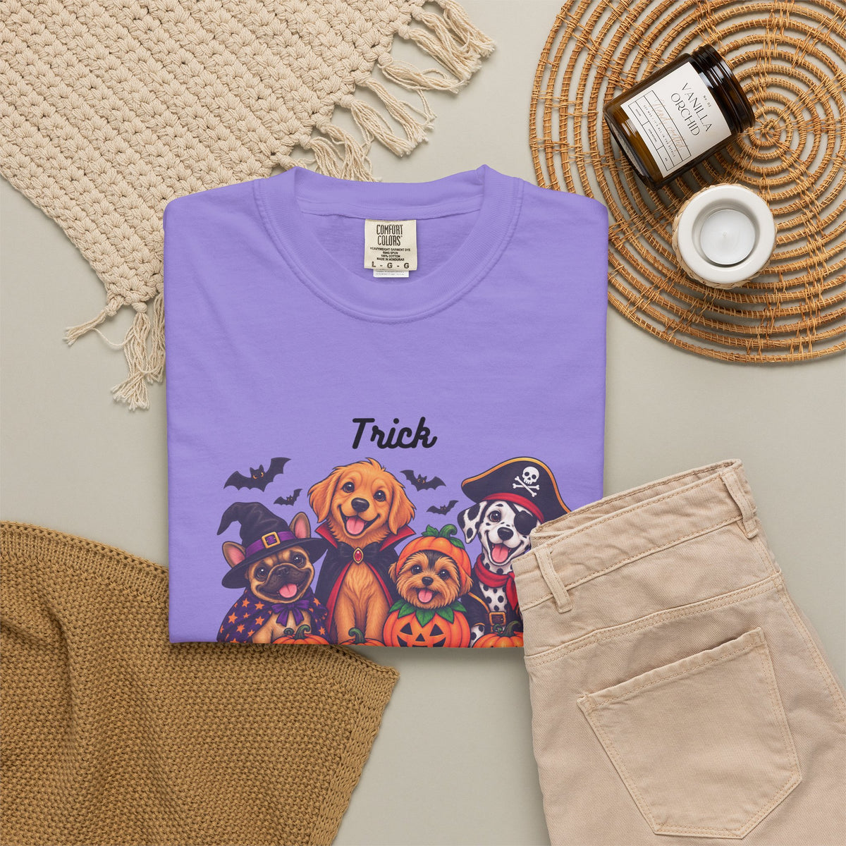 Halloween Dogs "Trick or Treat" T-Shirt