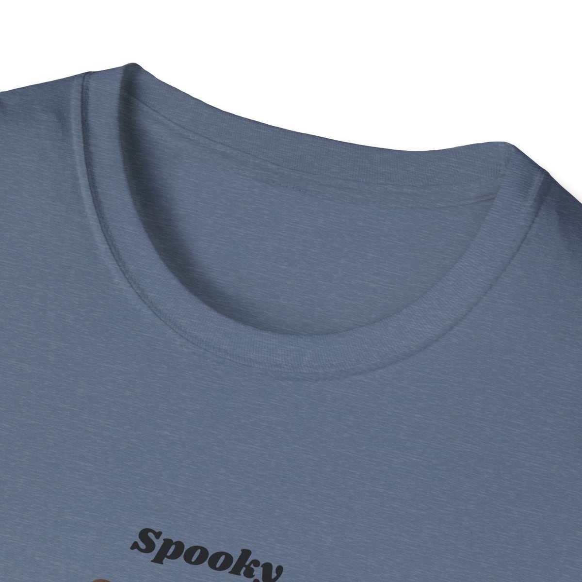 Spooky Season Ghost with Coffee T-Shirt | Halloween Ghost Latte Tee