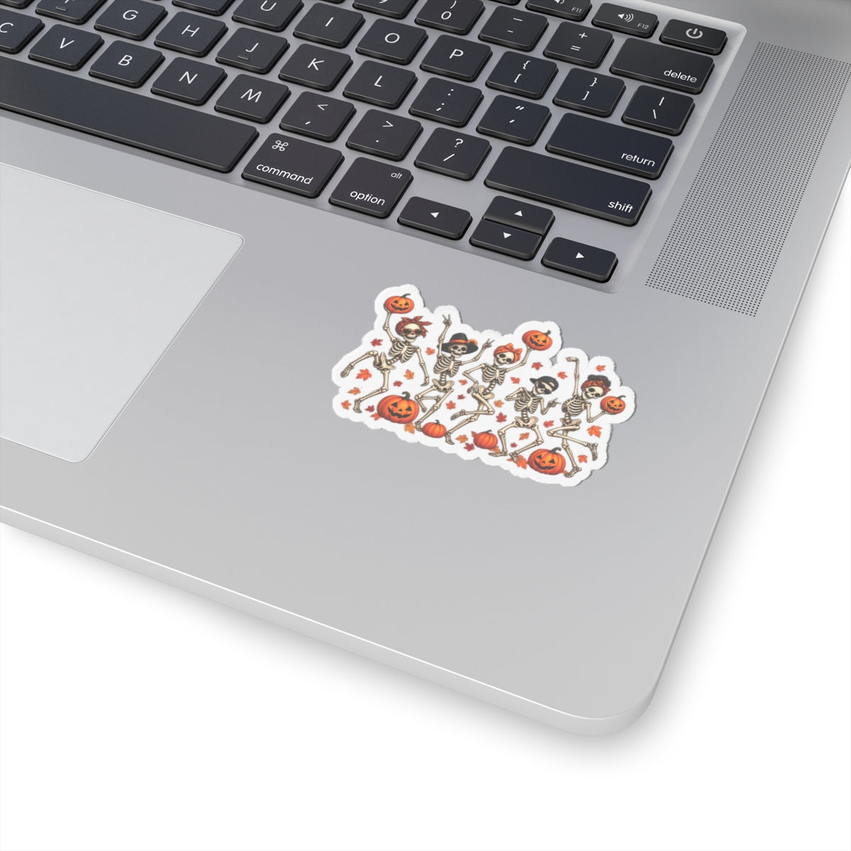Dancing Skeletons Halloween Kiss-Cut Sticker