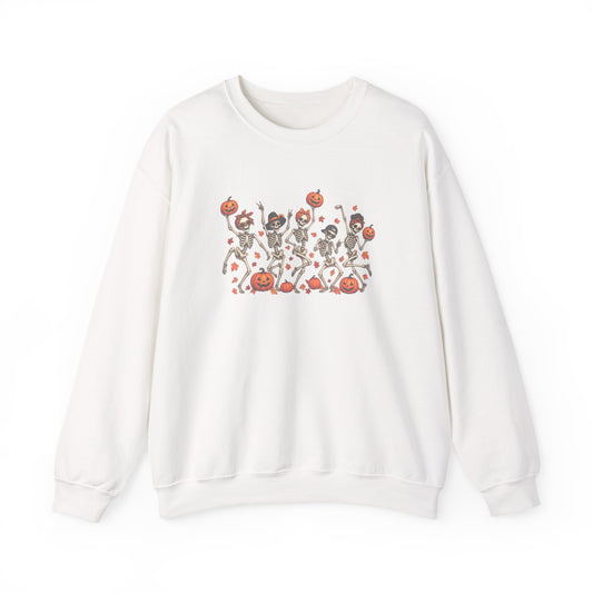 Halloween Dancing Pumpkins Crewneck Sweatshirt