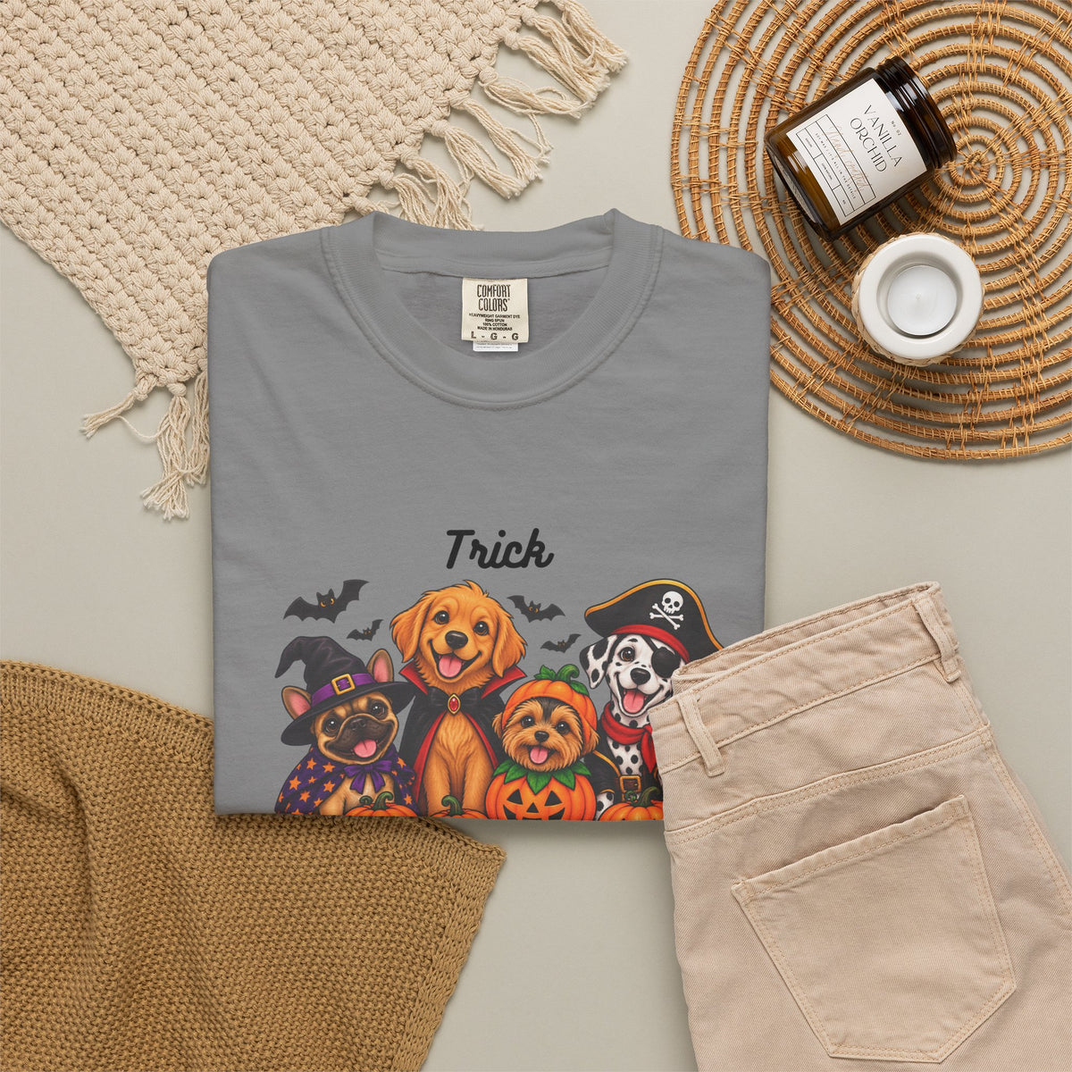 Halloween Dogs "Trick or Treat" T-Shirt