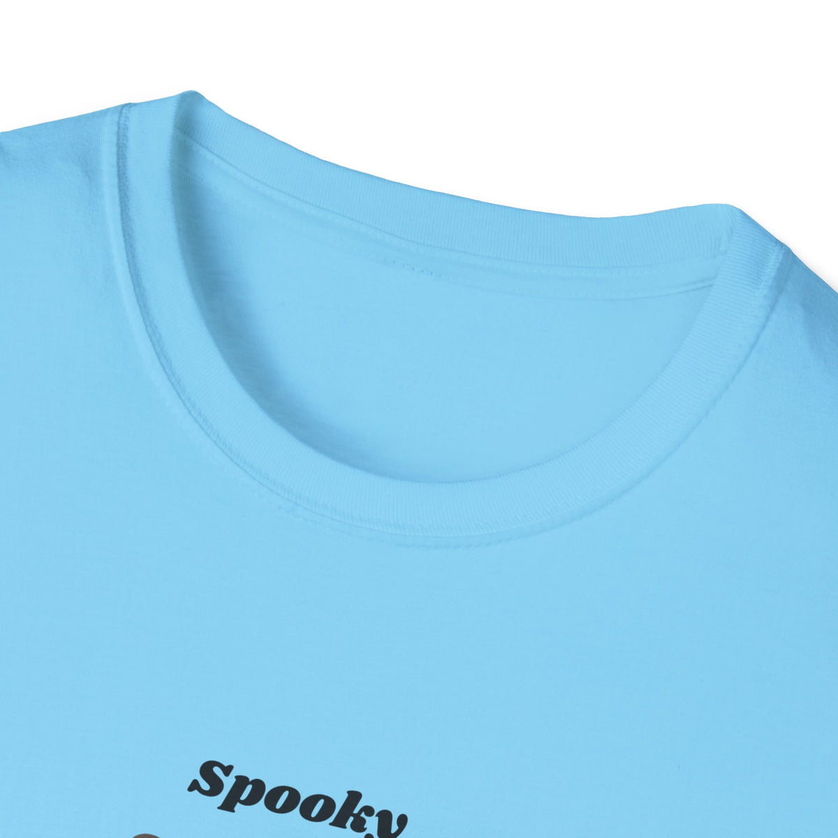 Spooky Season Ghost with Coffee T-Shirt | Halloween Ghost Latte Tee