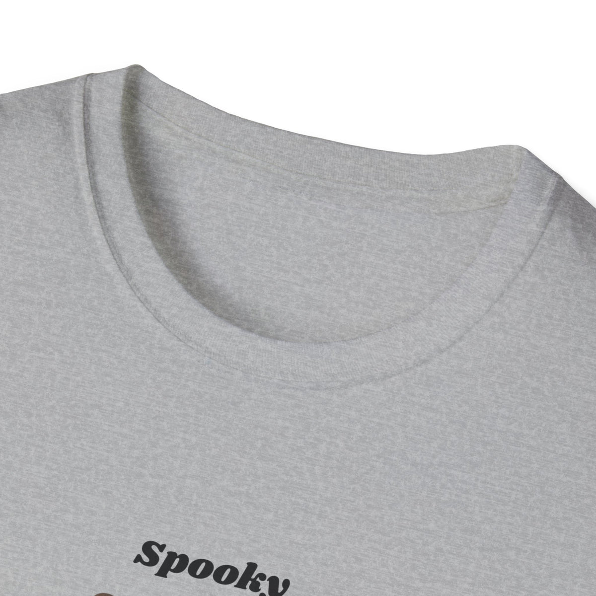 Spooky Season Ghost with Coffee T-Shirt | Halloween Ghost Latte Tee