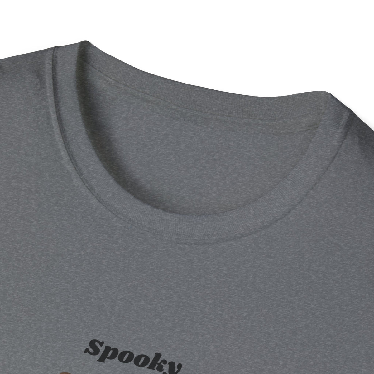 Spooky Season Ghost with Coffee T-Shirt | Halloween Ghost Latte Tee