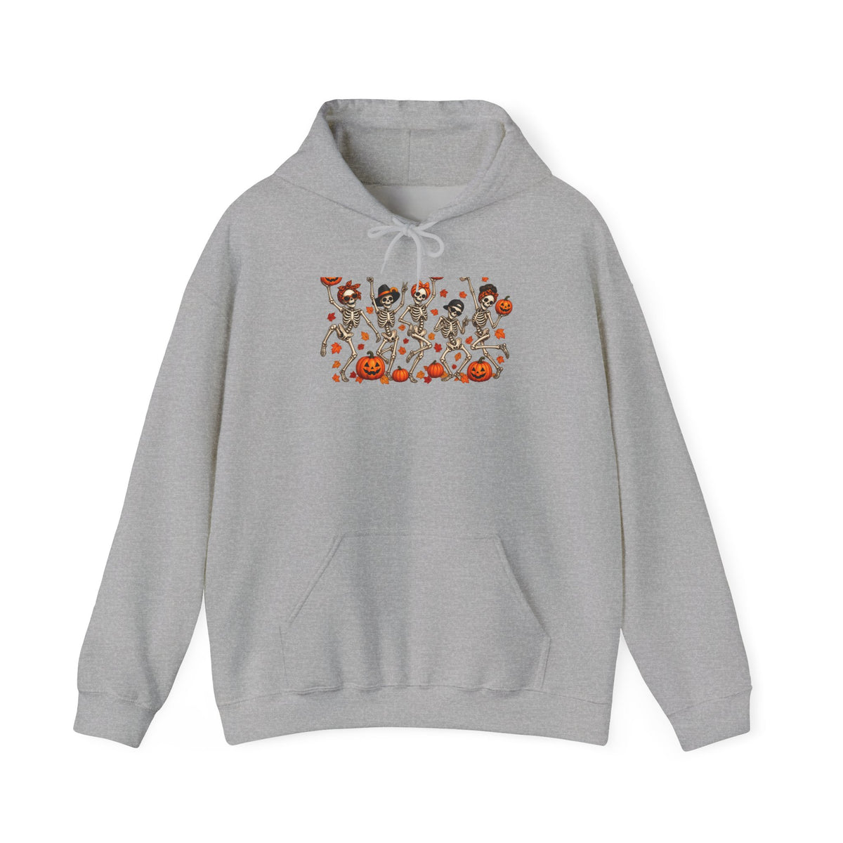 Halloween Cats & Pumpkins Hoodie — Cute Spooky Cat Parade Sweatshirt
