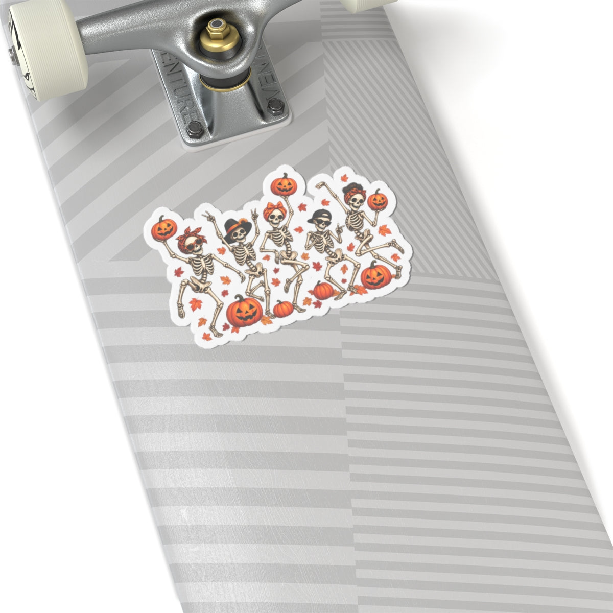 Dancing Skeletons Halloween Kiss-Cut Sticker