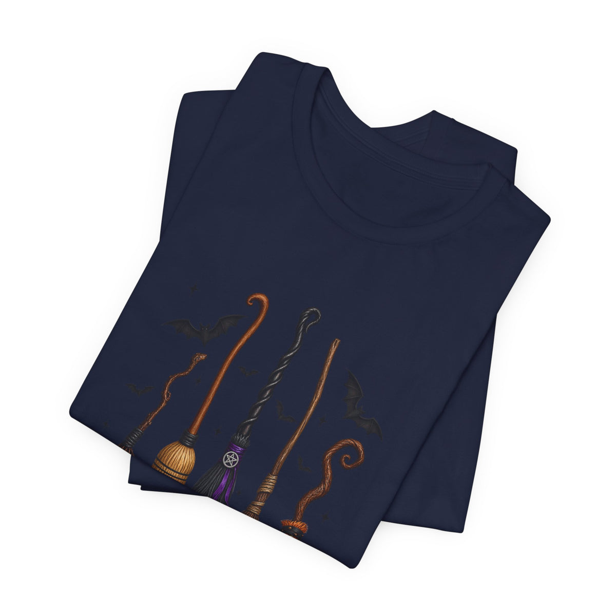 Witch Brooms Tee — "A Girl's Got to Have Options" Halloween T‑Shirt