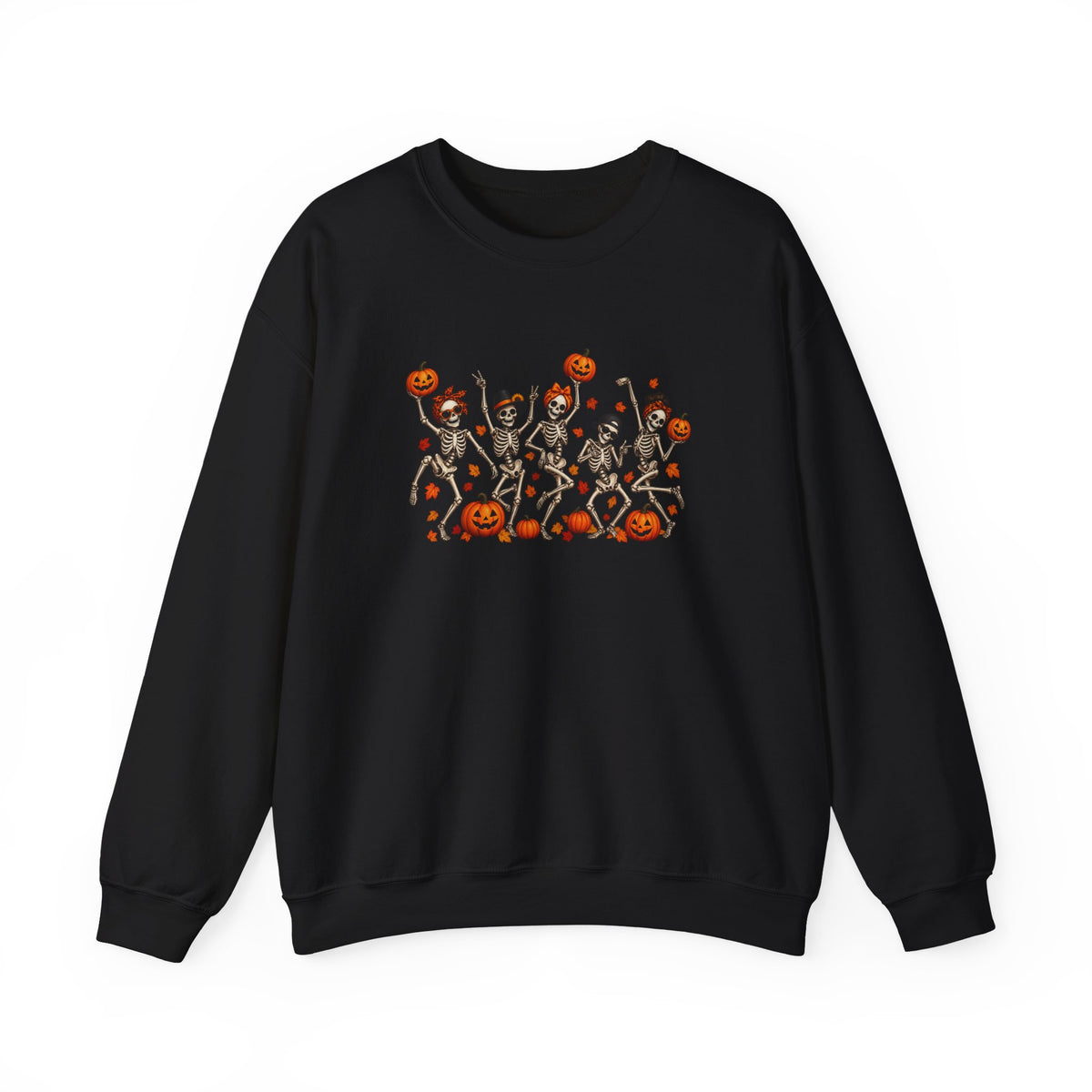 Halloween Dancing Pumpkins Crewneck Sweatshirt