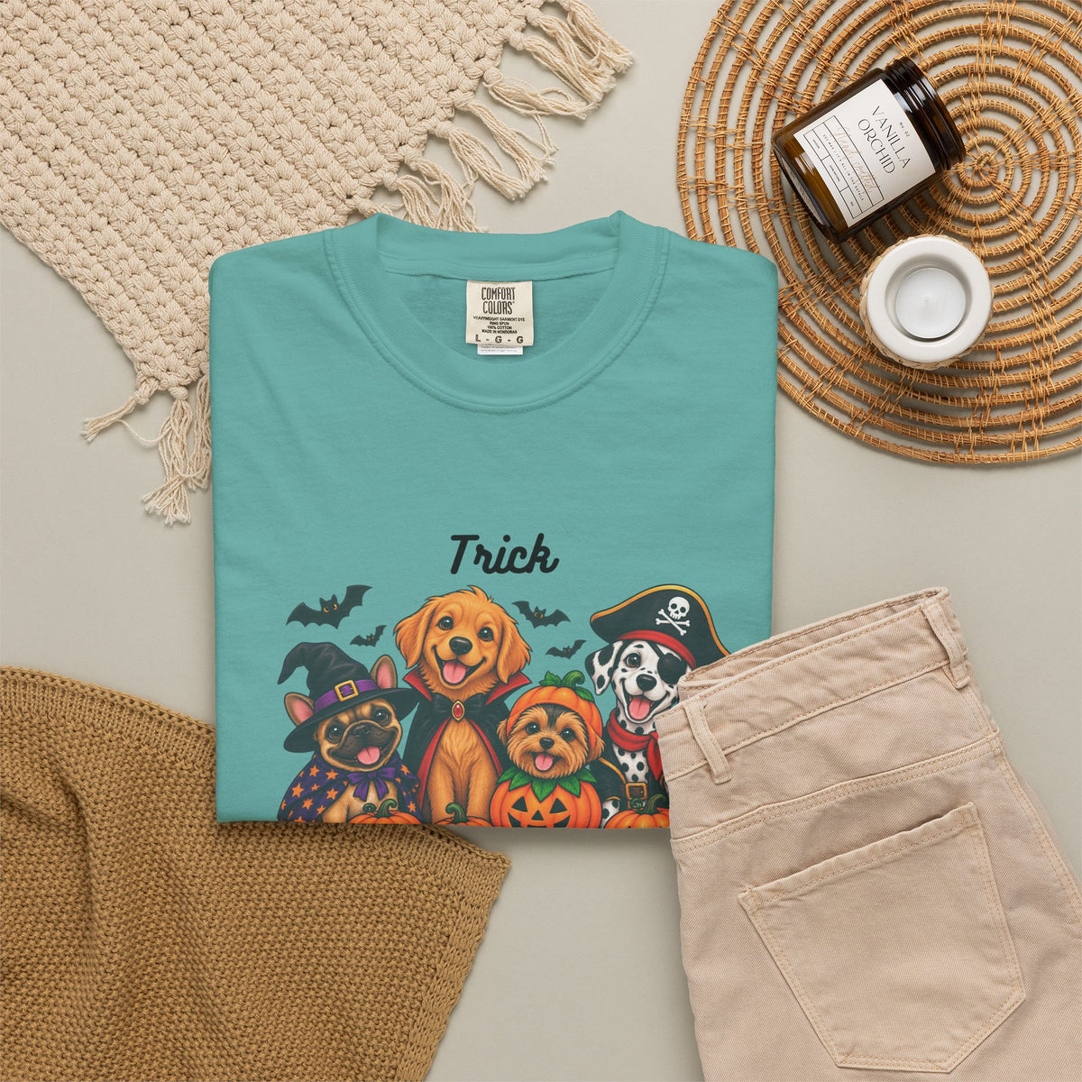 Halloween Dogs "Trick or Treat" T-Shirt