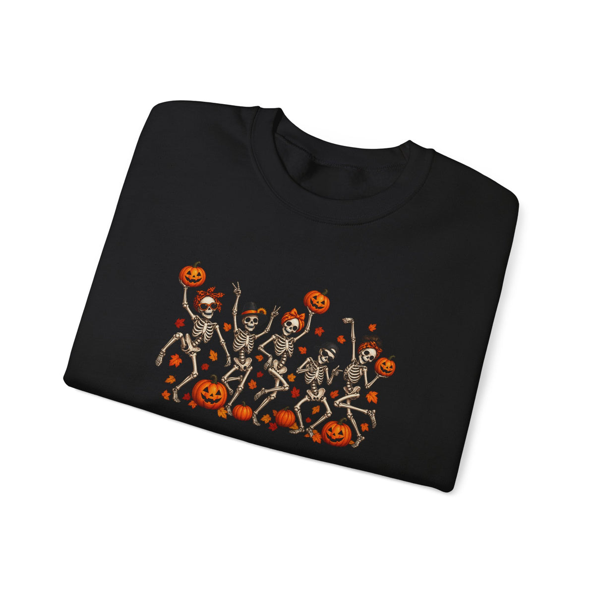 Halloween Dancing Pumpkins Crewneck Sweatshirt