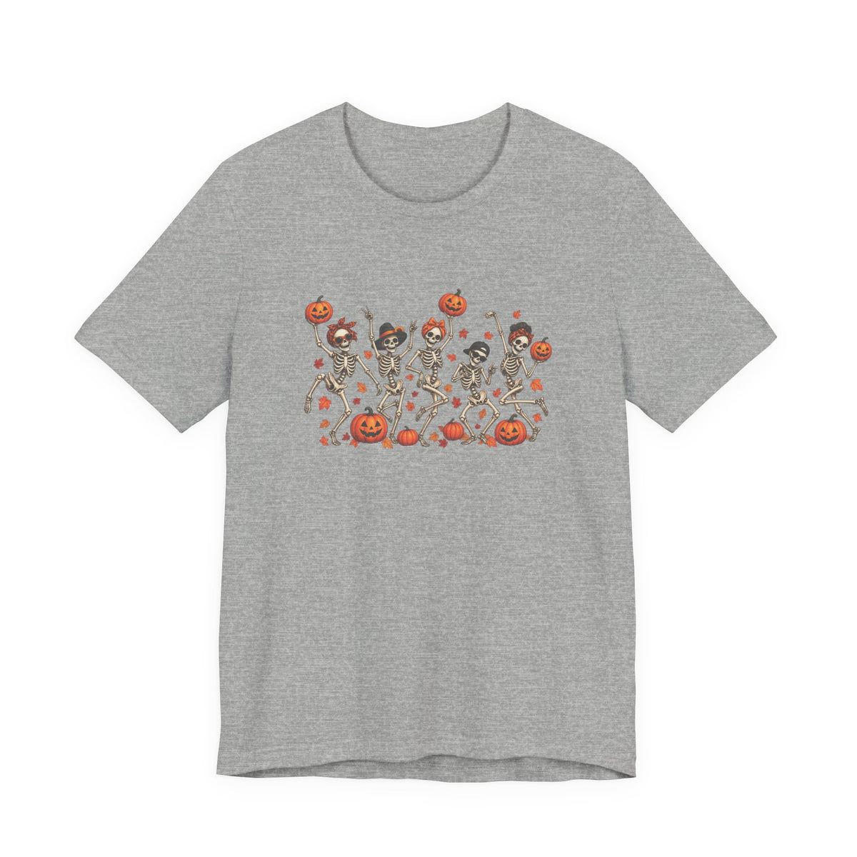 Halloween Dancing Skeletons T-Shirt — Cute Pumpkin Party Tee