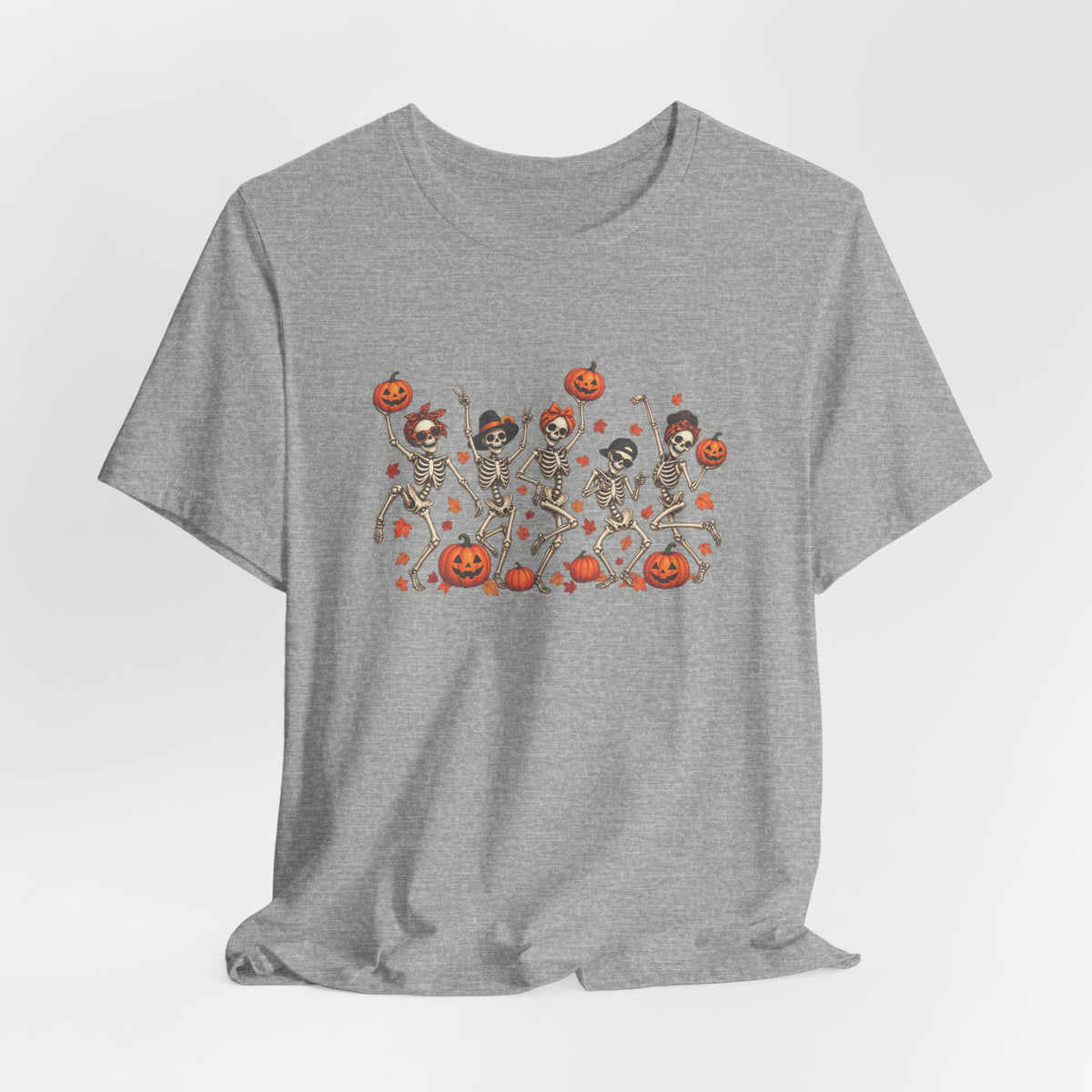 Halloween Dancing Skeletons T-Shirt — Cute Pumpkin Party Tee
