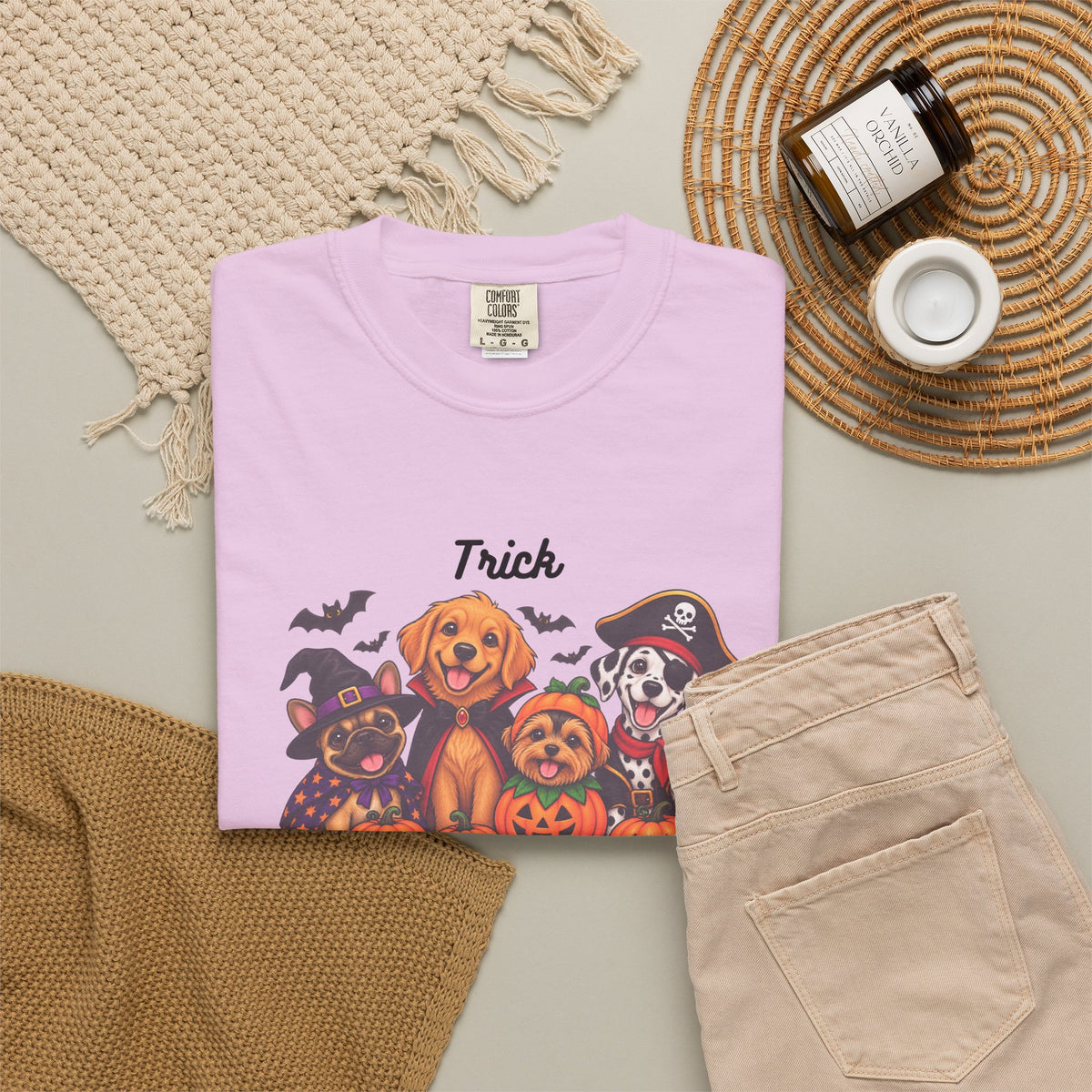 Halloween Dogs "Trick or Treat" T-Shirt